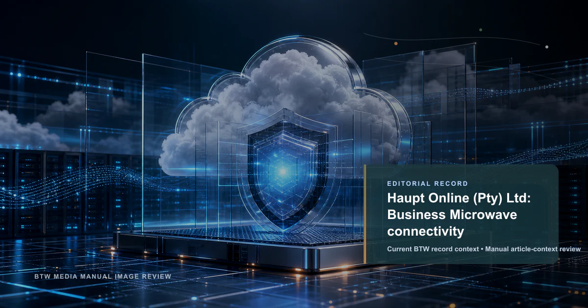 Haupt Online (Pty) Ltd: Conectividad de microondas empresarial