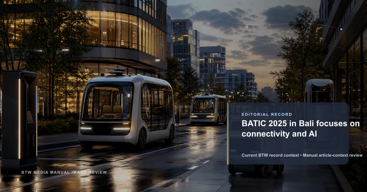 BATIC 2025 à Bali se concentre sur la connectivité et l'IA