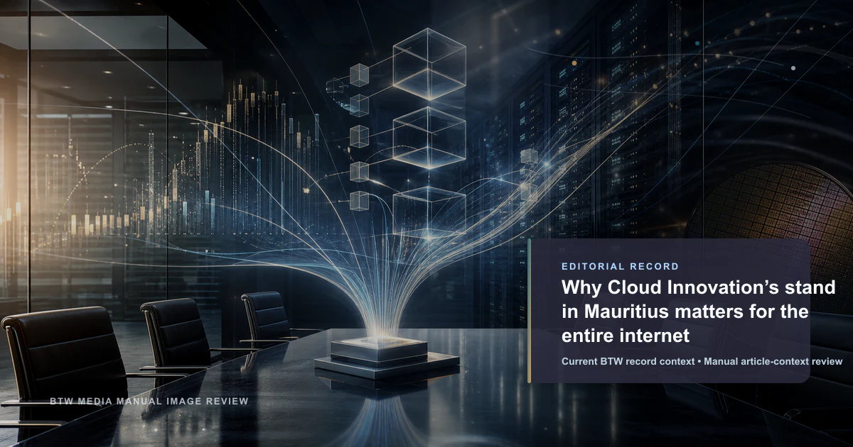 Pourquoi la position de Cloud Innovation à Maurice est cruciale pour l'Internet mondial