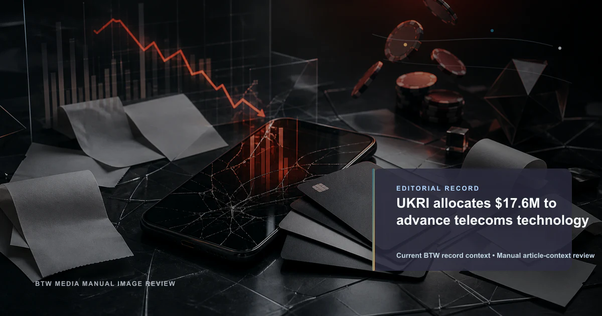 UKRI拨款1760万美元推进电信技术