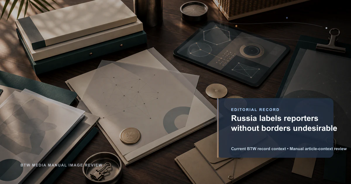 Rusia declara indeseable a Reporteros Sin Fronteras