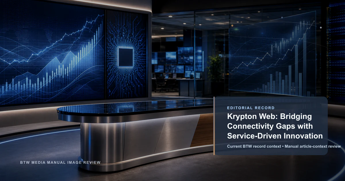 Krypton Web: Cerrando brechas de conectividad con innovación orientada al servicio