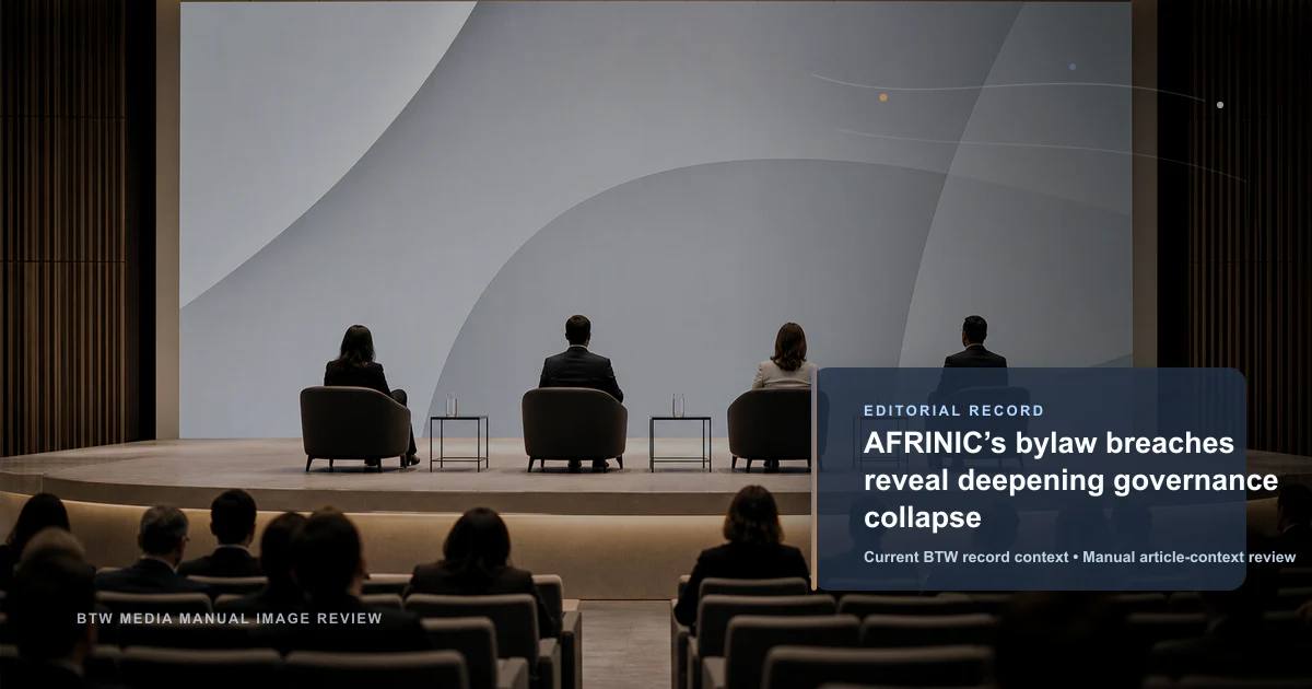 Infracciones de los estatutos de AFRINIC revelan un colapso de gobernanza
