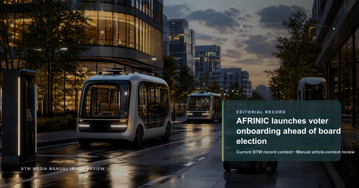 AFRINIC launches voter onboarding ahead of board election reviewed editorial briefing visual