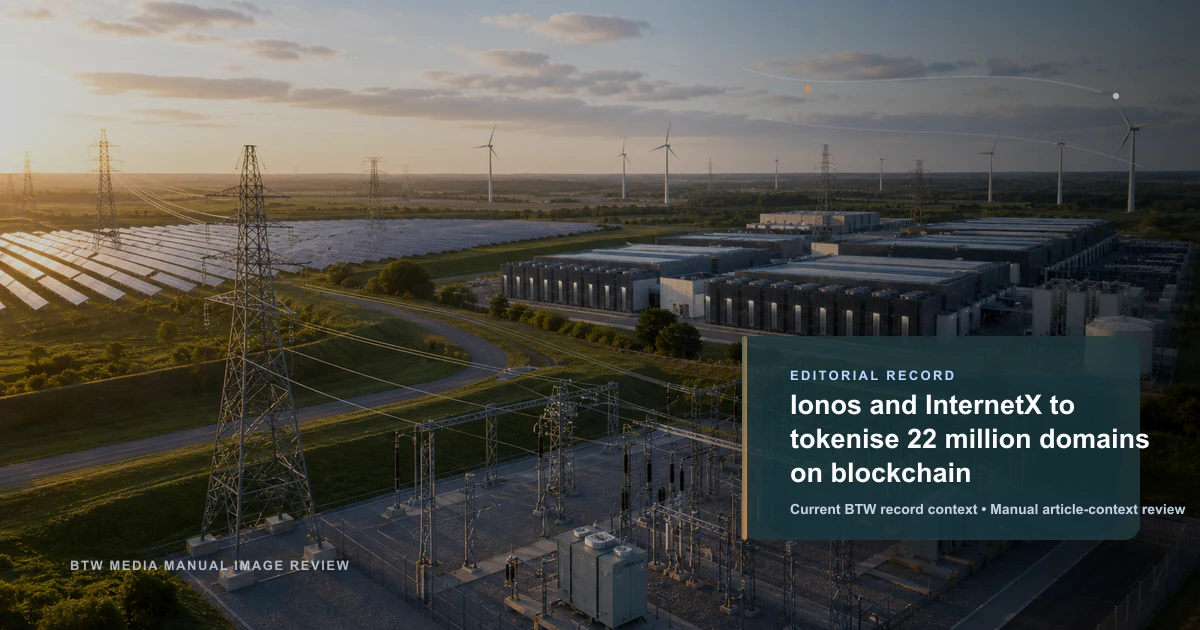 Ionos et InternetX tokenisent 22 millions de domaines sur la blockchain