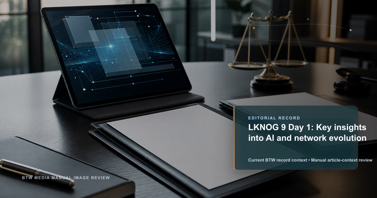 LKNOG 9 Day 1: Key insights into AI and network evolution