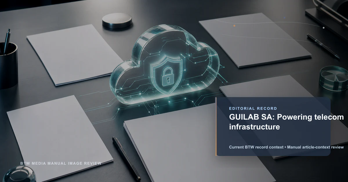 GUILAB SA: Alimenter l'infrastructure télécom