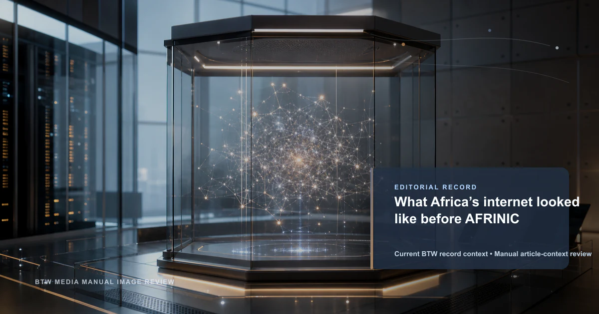 What Africa’s internet looked like before AFRINIC reviewed editorial briefing visual