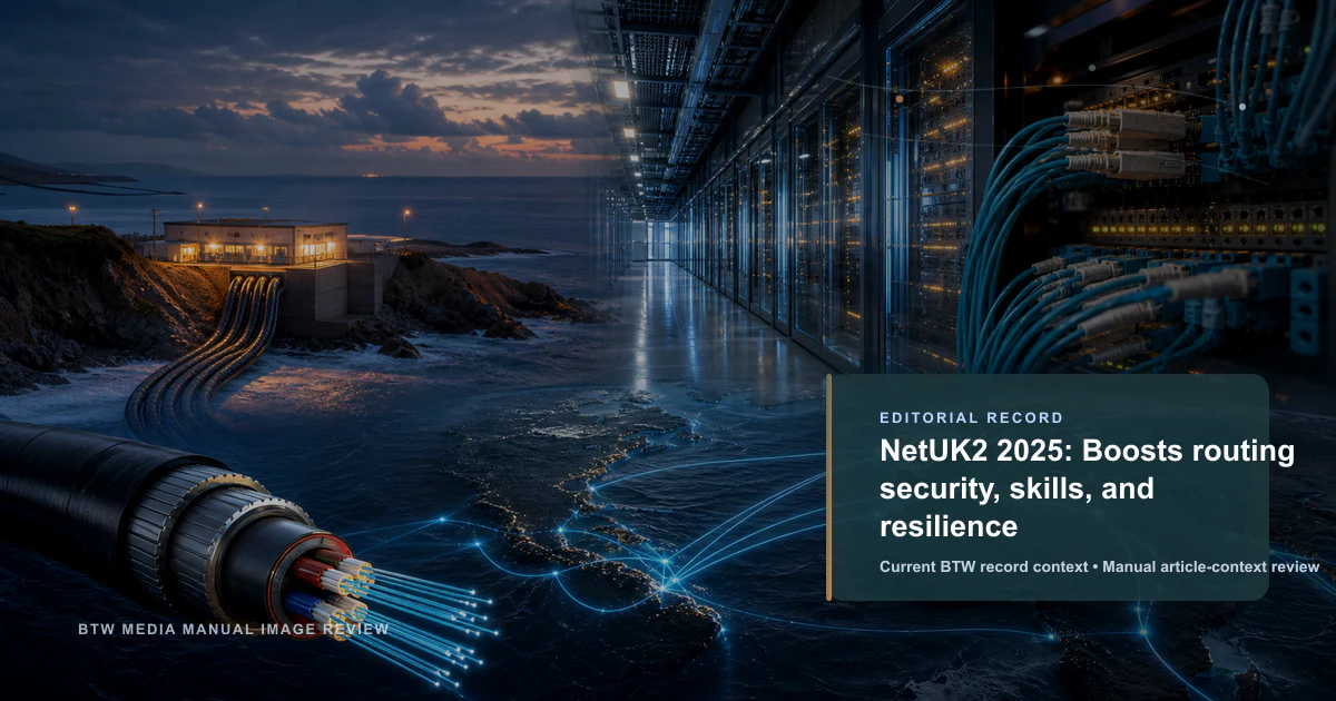 NetUK2 2025: Impulsa la seguridad del enrutamiento, las habilidades y la resiliencia