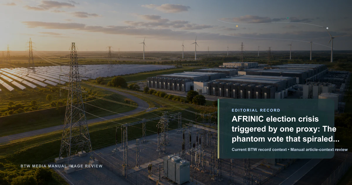 Crise électorale de l'AFRINIC déclenchée par une procuration : le vote fantôme qui a dérapé
