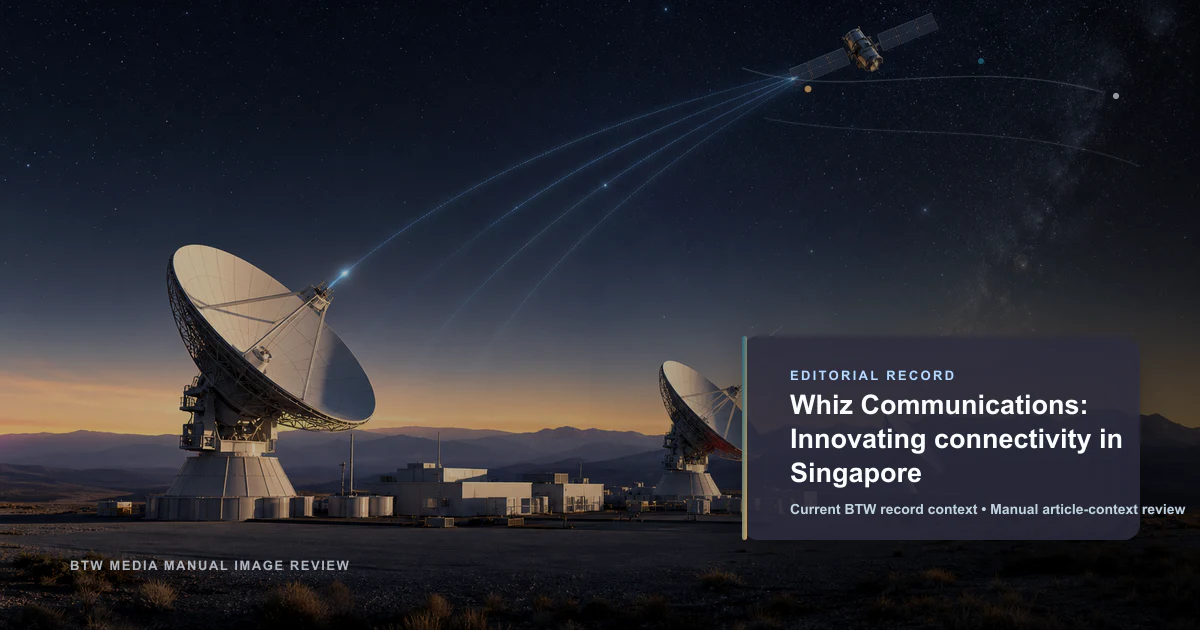Whiz Communications: Innover la connectivité à Singapour
