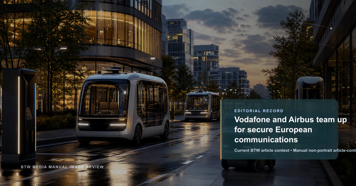 Vodafone et Airbus s'associent pour des communications sécurisées en Europe