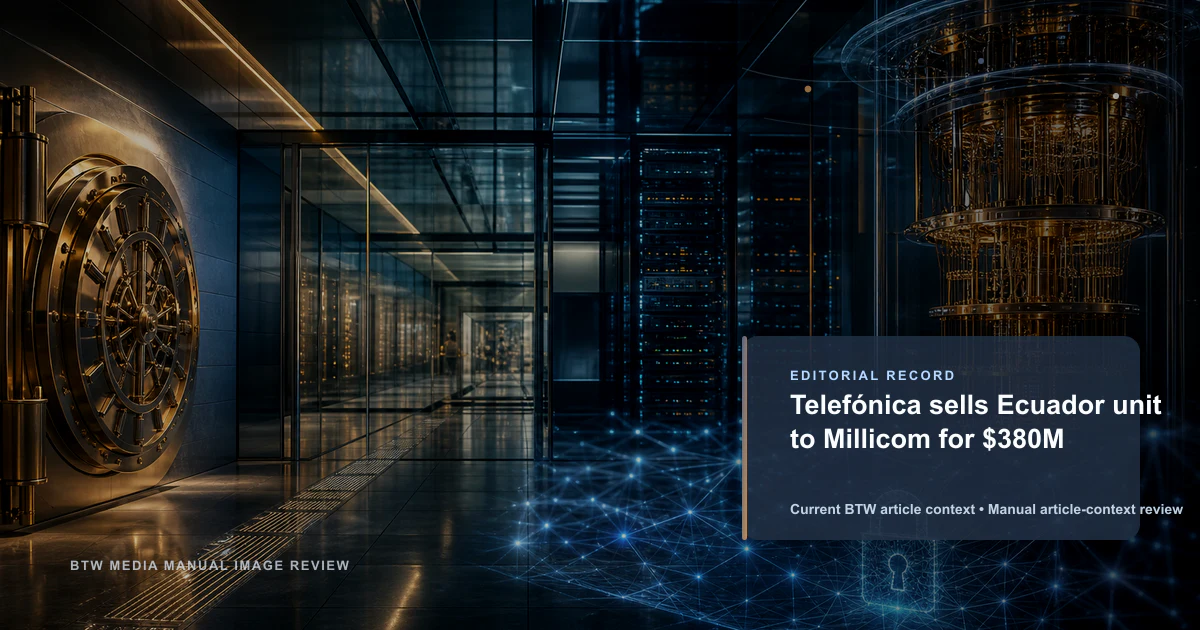 Telefónica sells Ecuador unit to Millicom for $380M