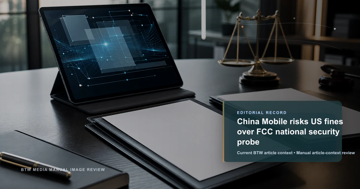 China Mobile risque des amendes américaines suite à une enquête de la FCC sur la sécurité nationale
