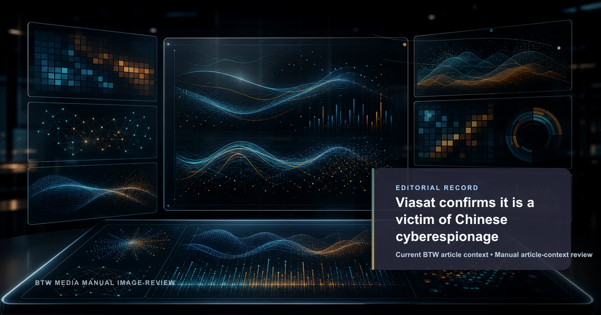 Viasat confirms it is a victim of Chinese cyberespionage reviewed editorial image