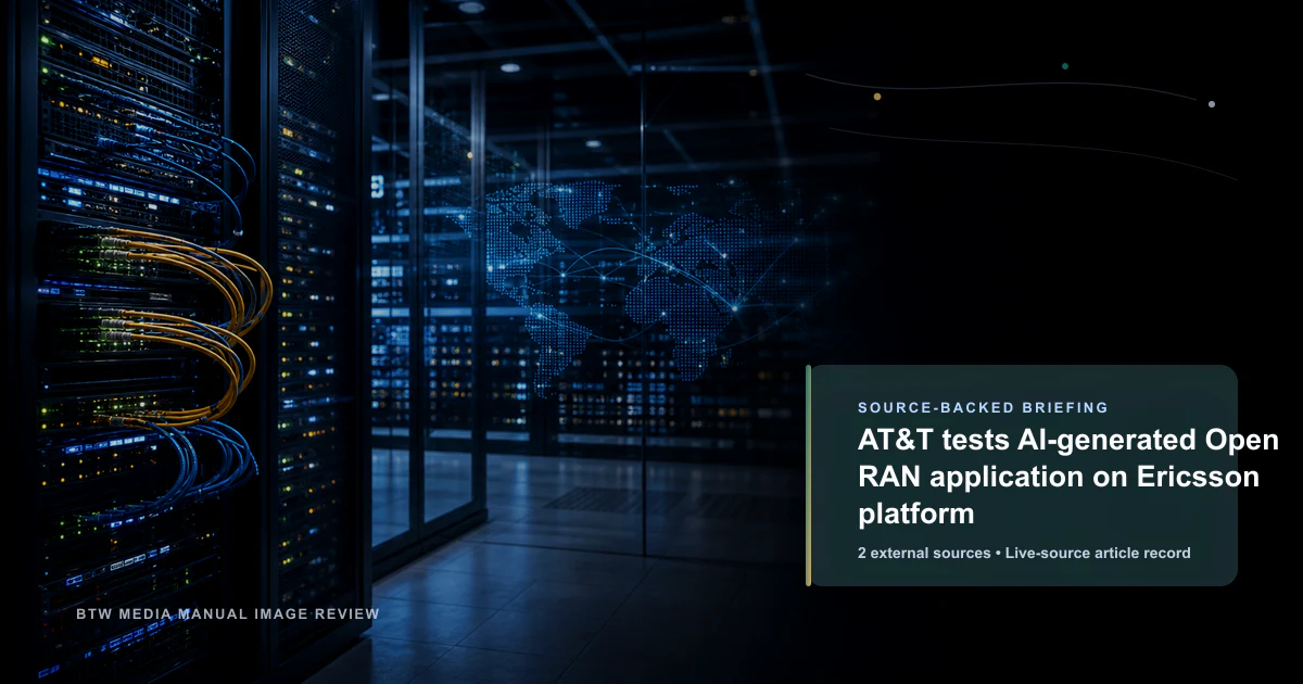 AT&T teste une application Open RAN générée par l’IA sur la plateforme Ericsson