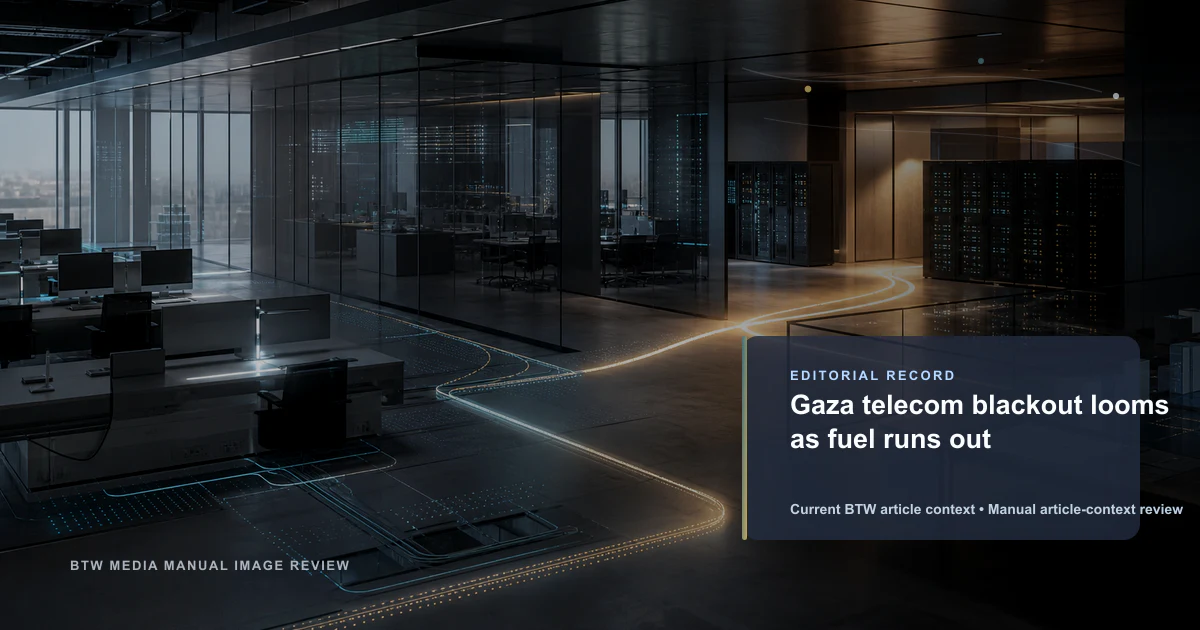 Un black-out des télécommunications se profile à Gaza par manque de carburant