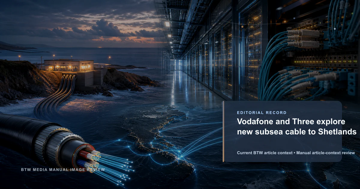 Vodafone et Three explorent un nouveau câble sous-marin vers les Shetland