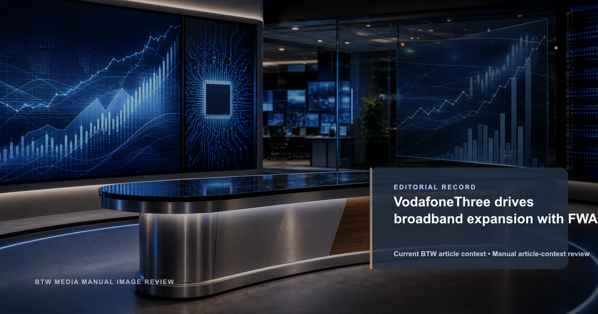 VodafoneThree accélère l'expansion du haut débit avec la FWA