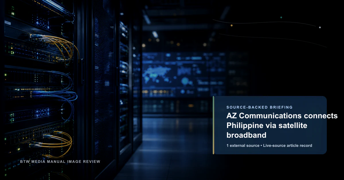 AZ Communications 通过卫星宽带连接菲律宾