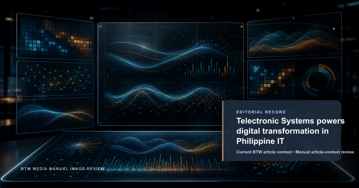 Telectronic Systems powers digital transformation in Philippine IT reviewed editorial briefing visual