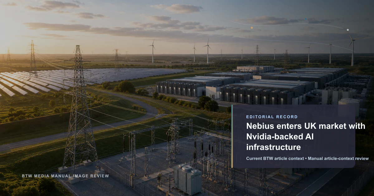 Nebius 凭借英伟达 AI 基础设施进入英国市场