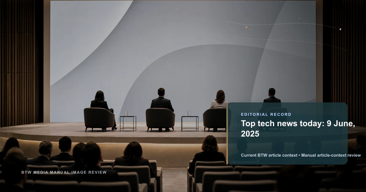 Actualités tech du 9 juin 2025