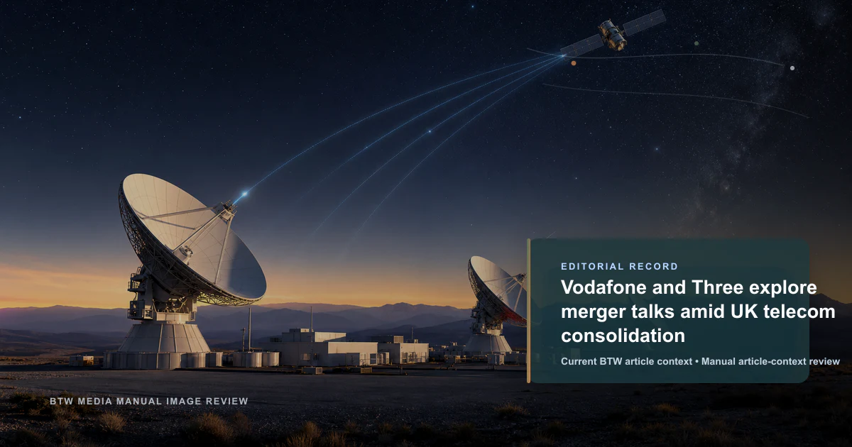 Vodafone y Three exploran conversaciones de fusión en medio de la consolidación de telecomunicaciones en el Reino Unido