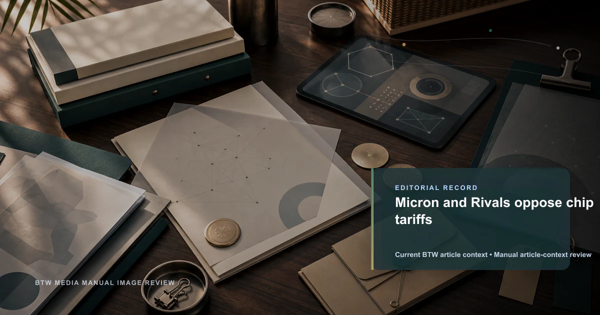 Micron et rivaux s'opposent aux droits de douane sur les puces