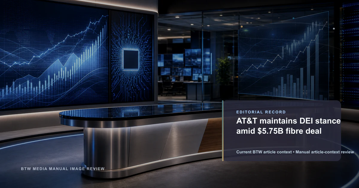 AT&T maintient son engagement DEI dans un accord de fibre à 5,75 milliards