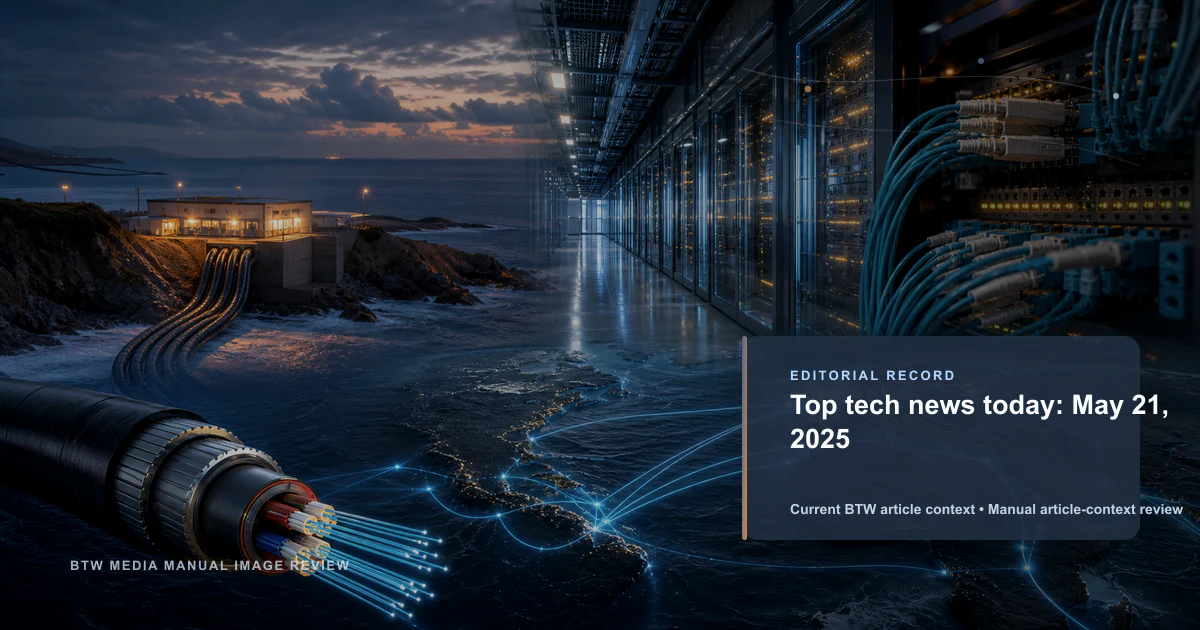 Top actualités tech du jour : 21 mai 2025