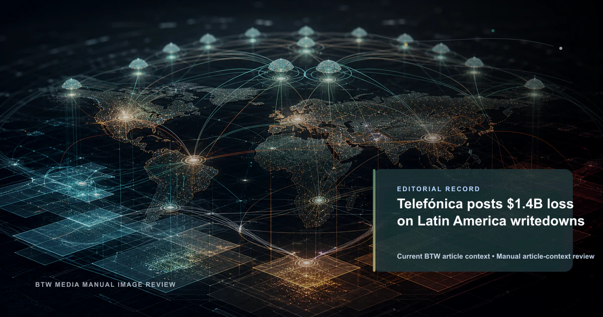 Telefónica affiche une perte de 1,4 milliard de dollars sur des dépréciations en Amérique latine