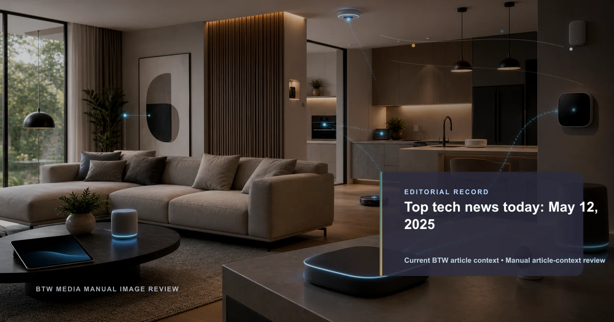 Top actualités tech : 12 mai 2025