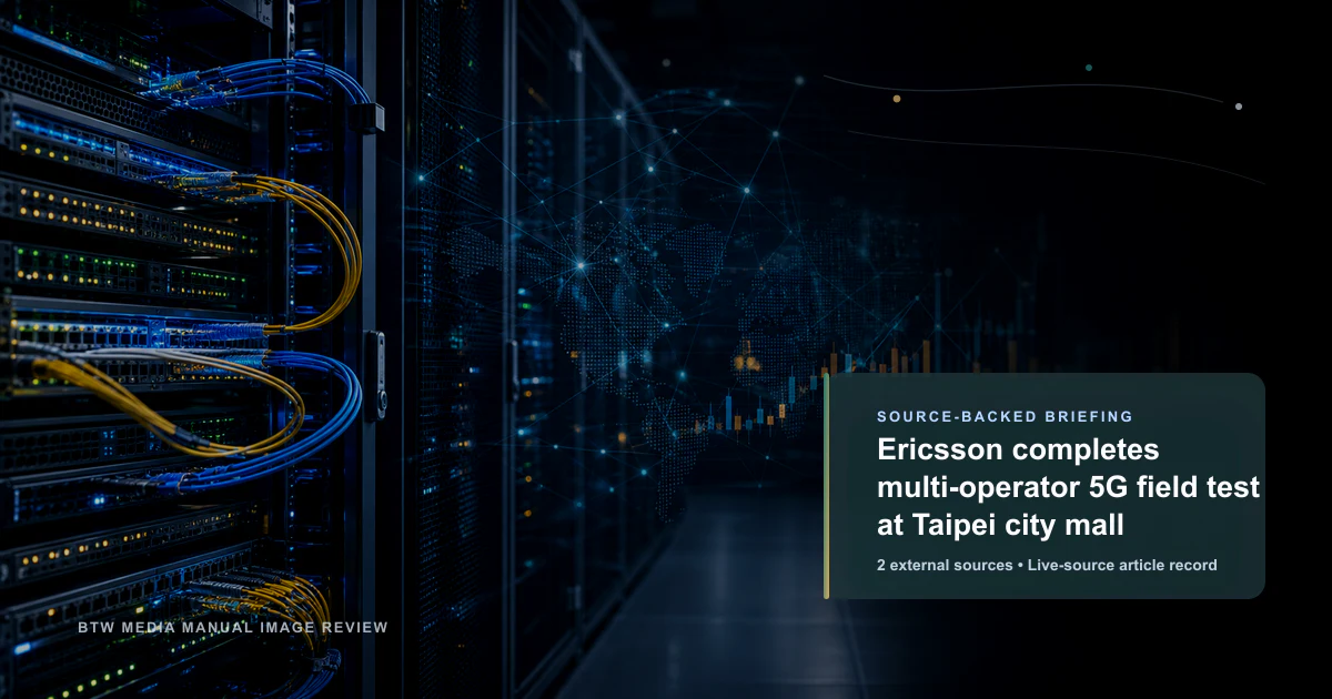 Ericsson réalise un test terrain 5G multi-opérateur au Taipei City Mall