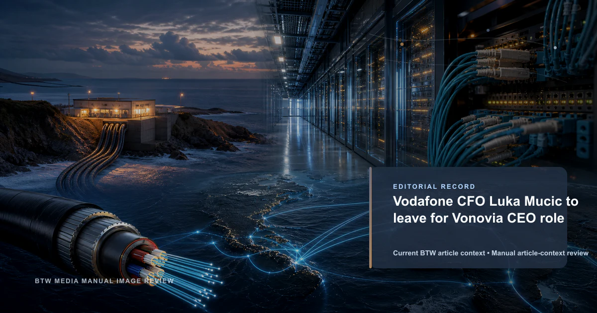 Vodafone CFO Luka Mucic 将于 2026 年初离任并出任 Vonovia SE CEO