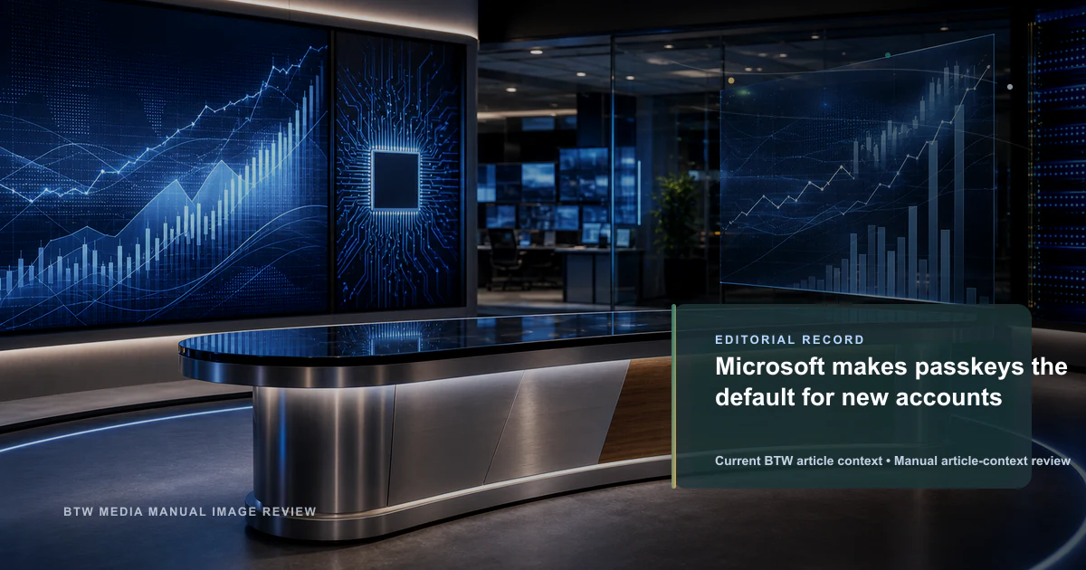 Microsoft adopte les clés d'accès par défaut pour les nouveaux comptes