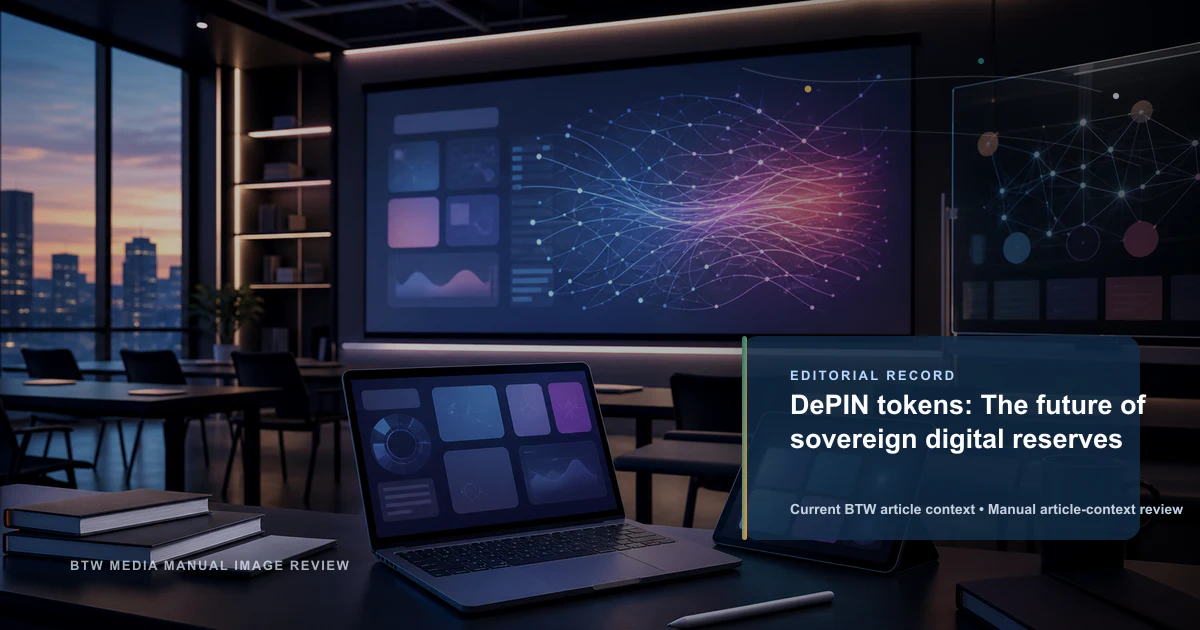 Les jetons DePIN : l'avenir des réserves numériques souveraines