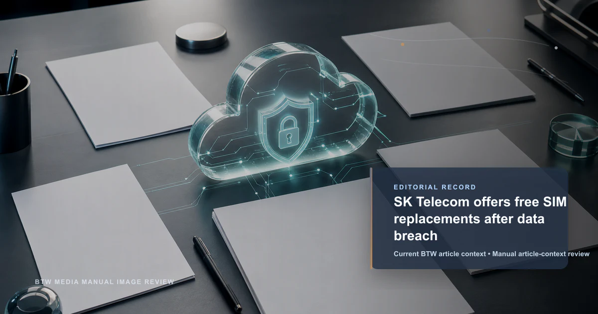 SK Telecom propose le remplacement gratuit des cartes SIM après une violation de données