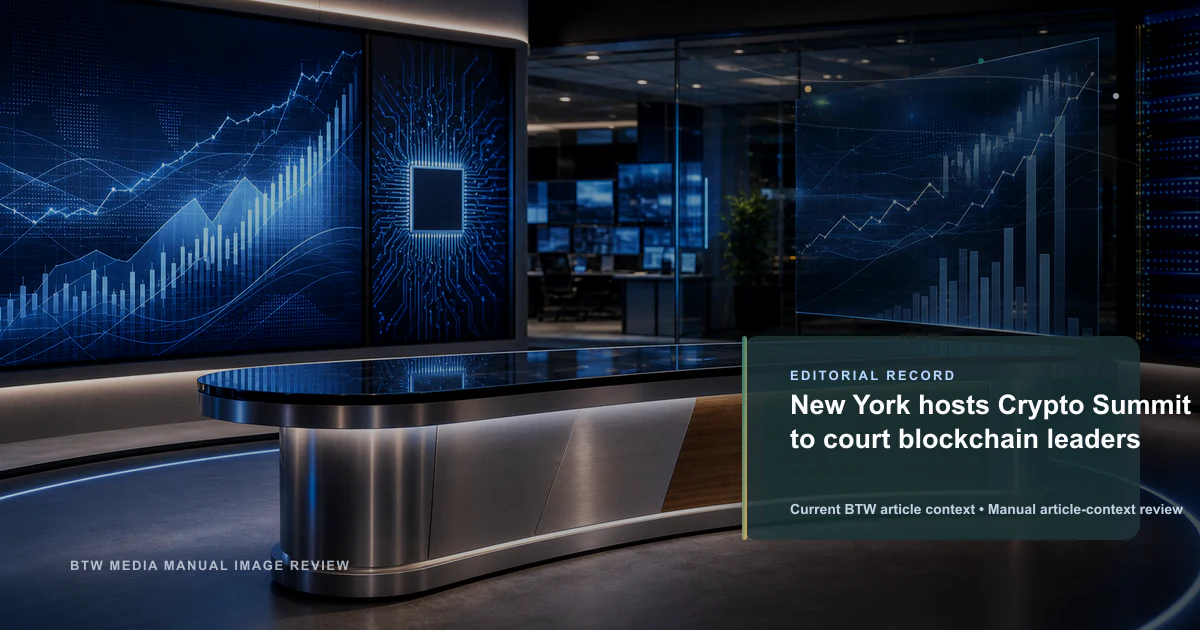 Nueva York organiza cumbre cripto para atraer líderes blockchain
