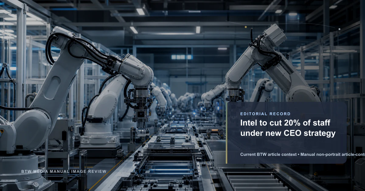 Intel réduit de 20 % ses effectifs sous la nouvelle stratégie du PDG