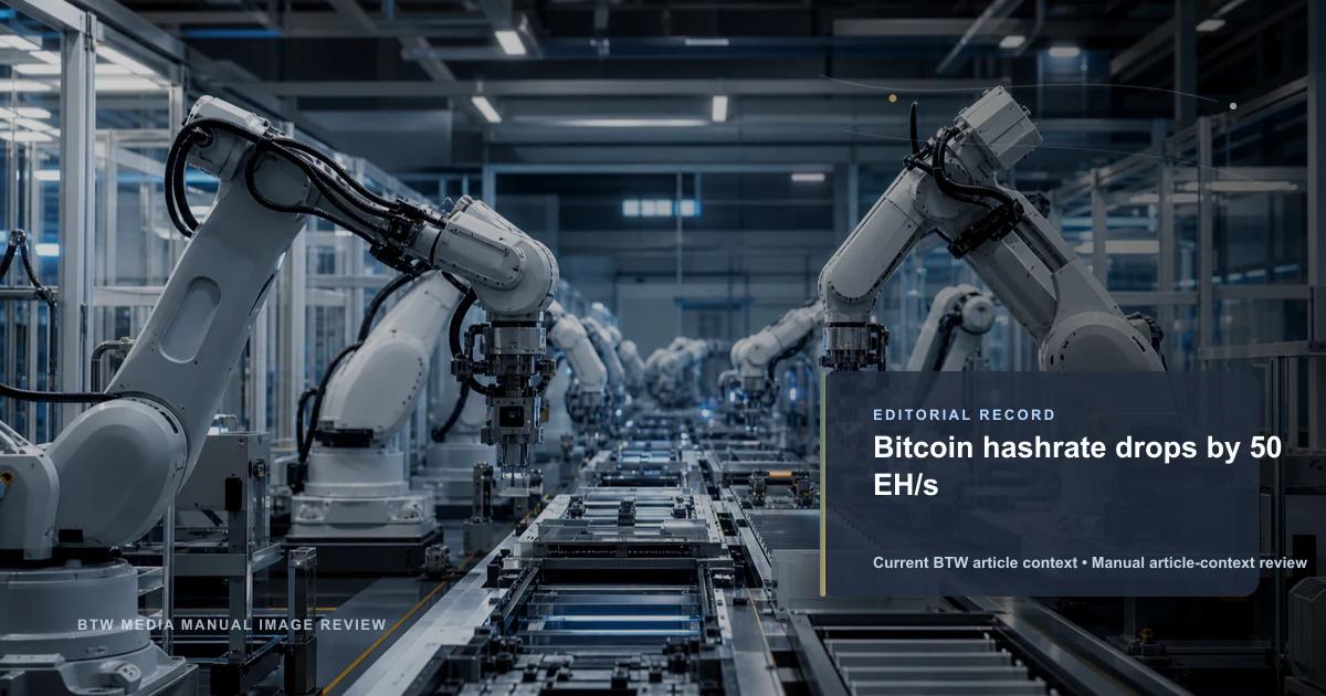 Le hashrate de Bitcoin chute de 50 EH/s