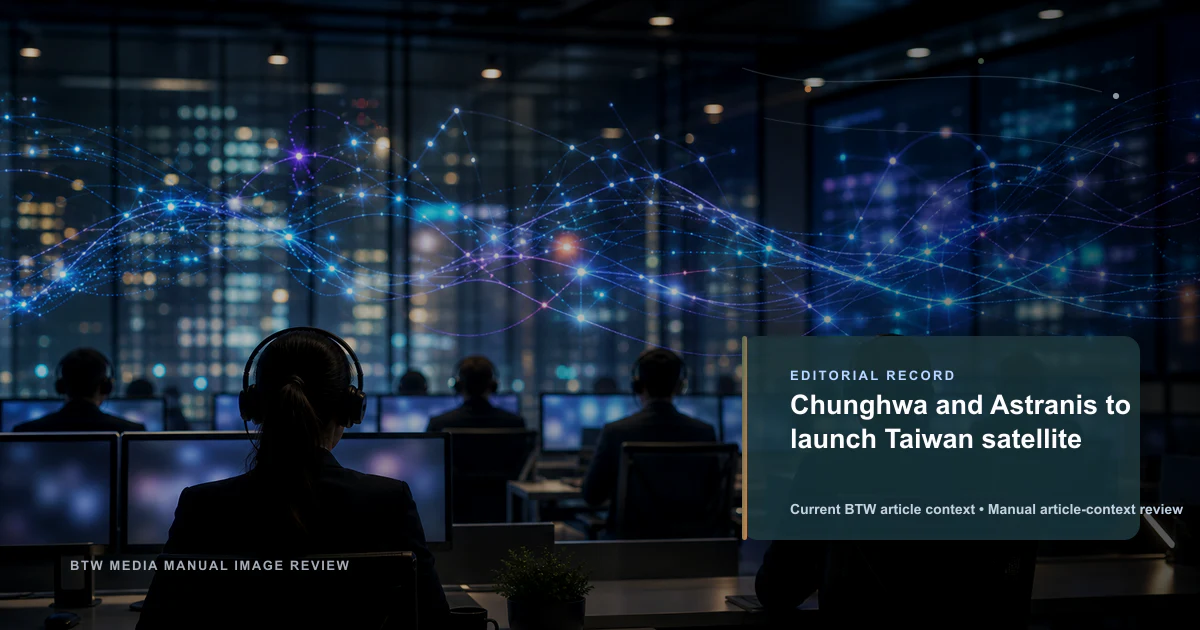 Chunghwa y Astranis lanzarán satélite de Taiwán