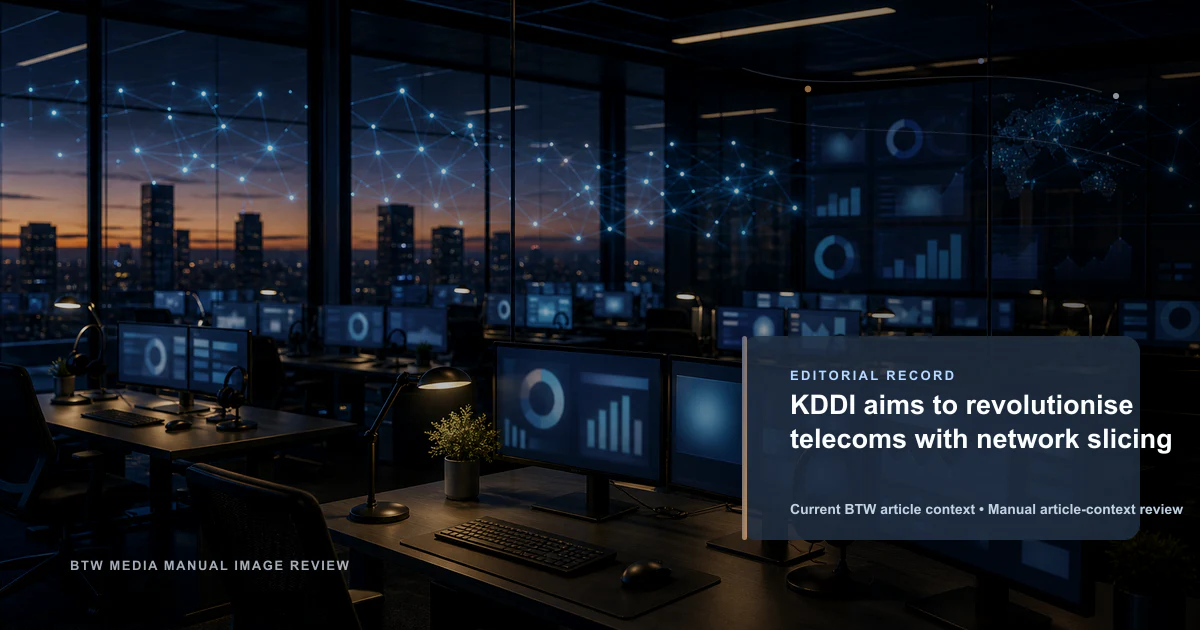 KDDI 旨在通过网络切片彻底革新电信行业
