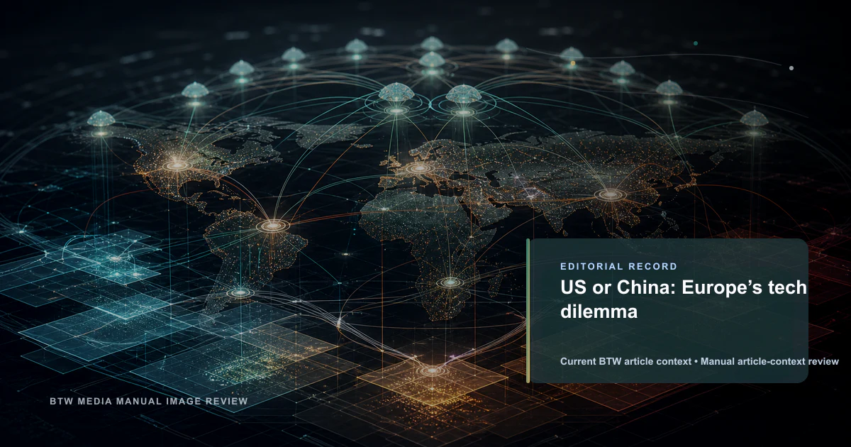 Estados Unidos o China: el dilema tecnológico de Europa