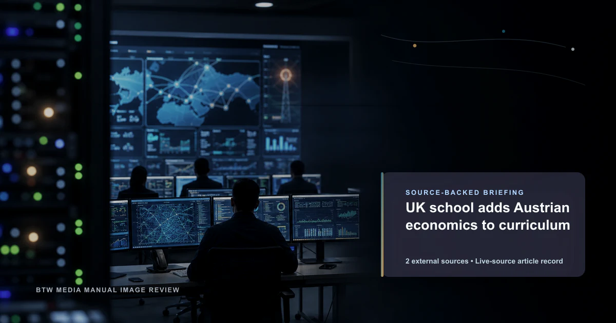 Une école britannique intègre l'économie autrichienne à son programme