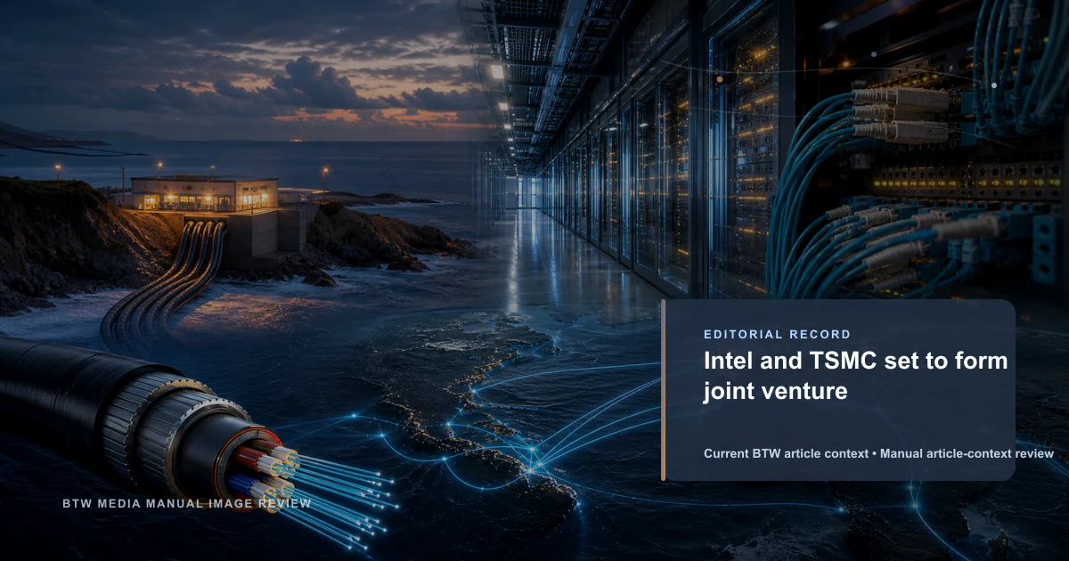 Intel and TSMC set to form joint venture