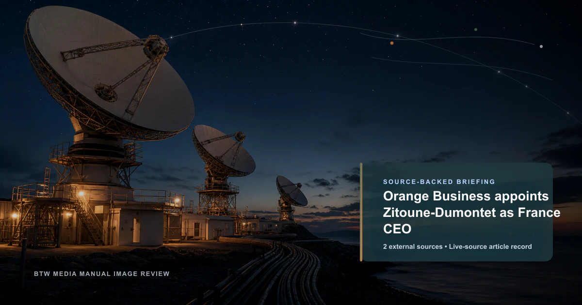 Orange Business 任命 Zitoune-Dumontet 为法国 CEO