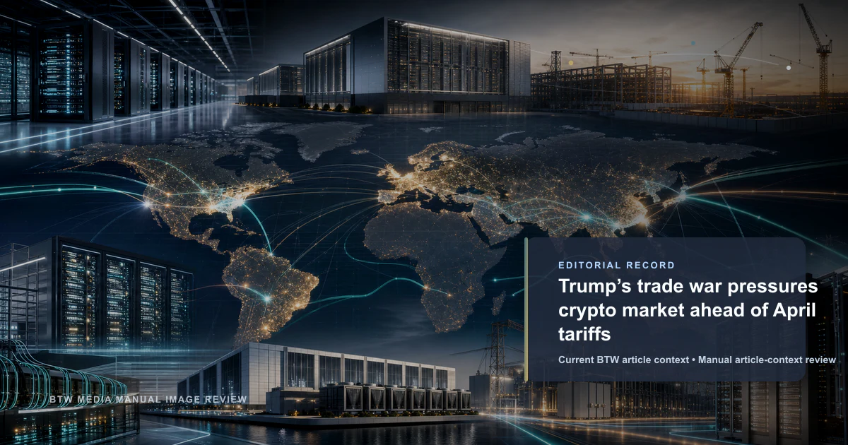 La guerre commerciale de Trump met sous pression le marché crypto à l'approche des droits de douane d'avril