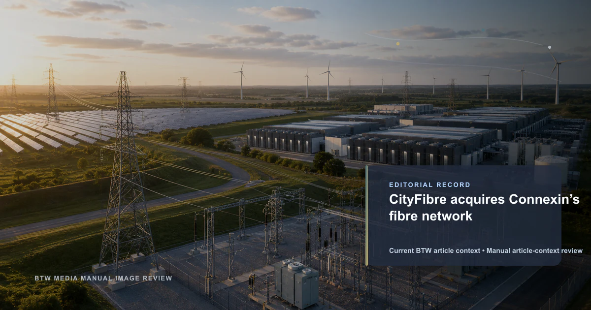 CityFibre acquiert le réseau fibre de Connexin