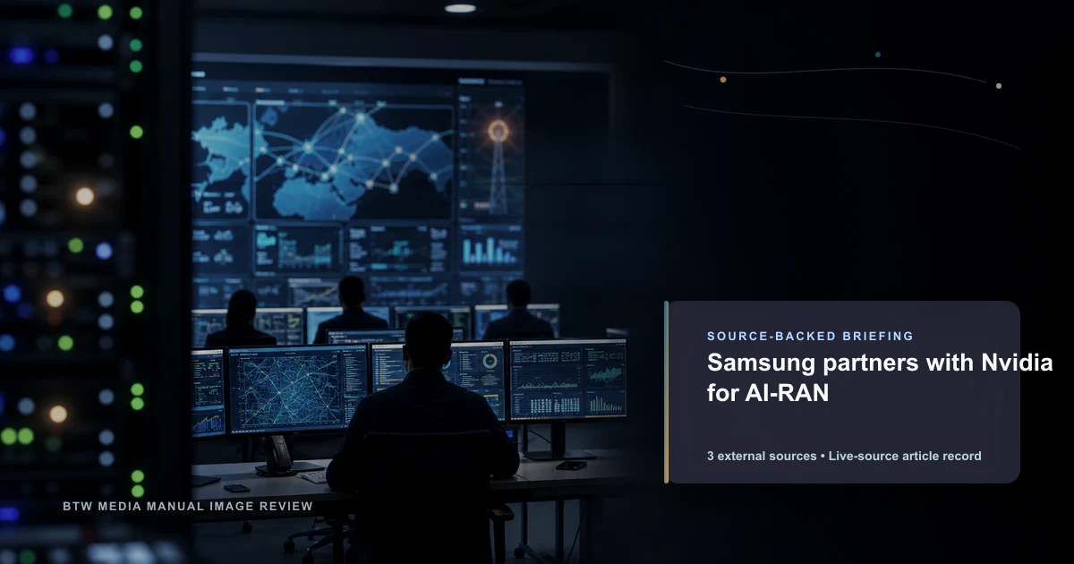 Samsung s'associe à Nvidia pour l'AI-RAN